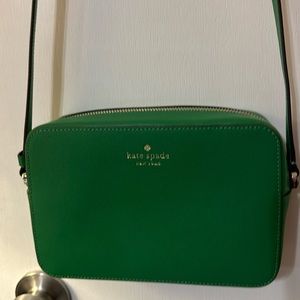 Kate Spade Harper Crossbody in green bean